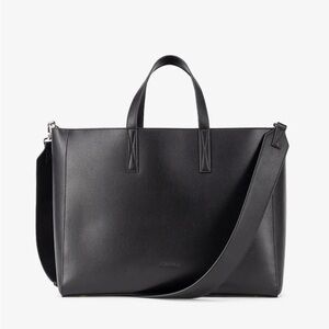 Haven Laptop Tote Bag in Black